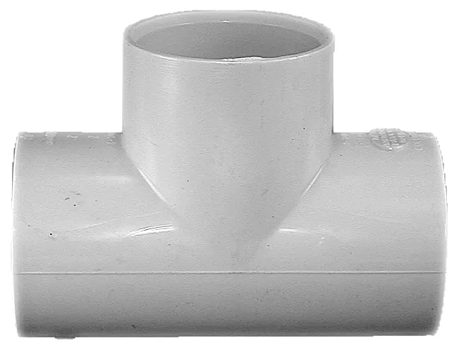 Schedule 40 PVC Tee, 1-1/4" Slip x Slip x Slip
