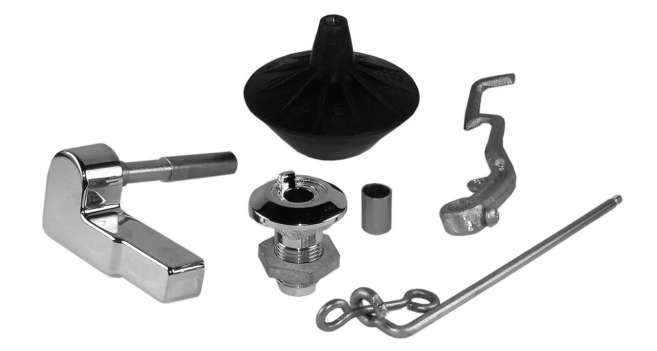 Case Tank Lever Repair Kit - Chrome
