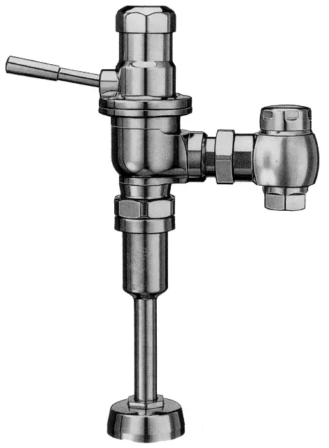Sloan Dolphin Exposed Manual Urinal Flushometer 1.0 GPF, DOLPH 186-1