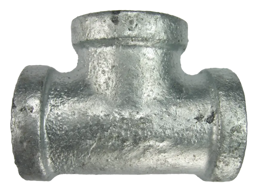 1/2" Galvanized Malleable Tee