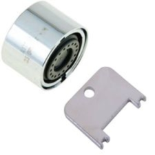 Delta Vandal Resistant Aerator, Non-Aerating Outlet, 0.5 GPM With Wrench