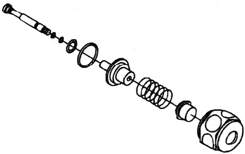 Hydrotek Manual Push Button Assembly