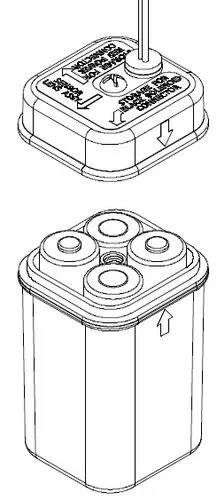 Zurn Sealed Battery Housing for EcoVantage® ZTR Flush Valve