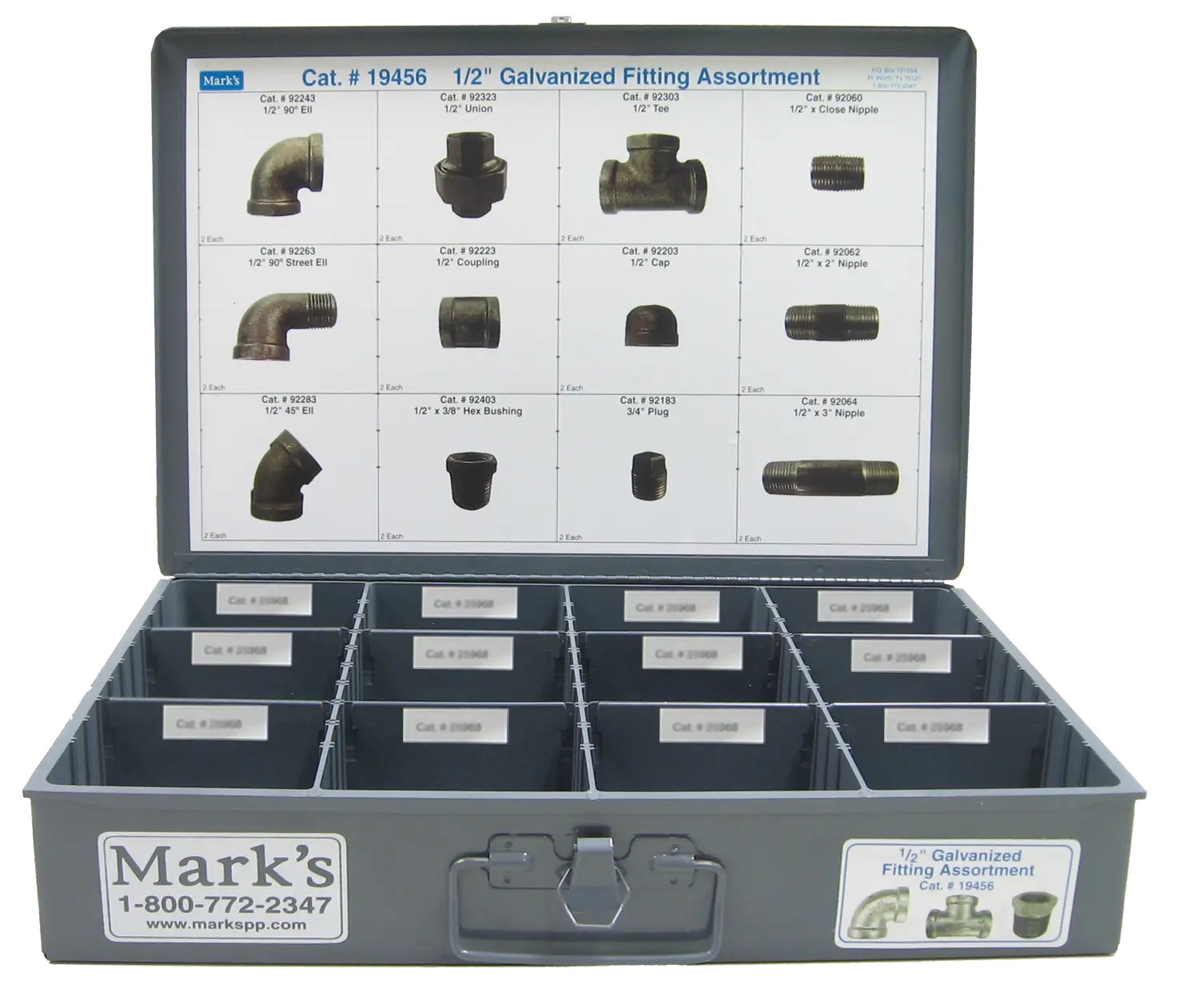 1/2" Galvanized Pipe Fitting Assortment