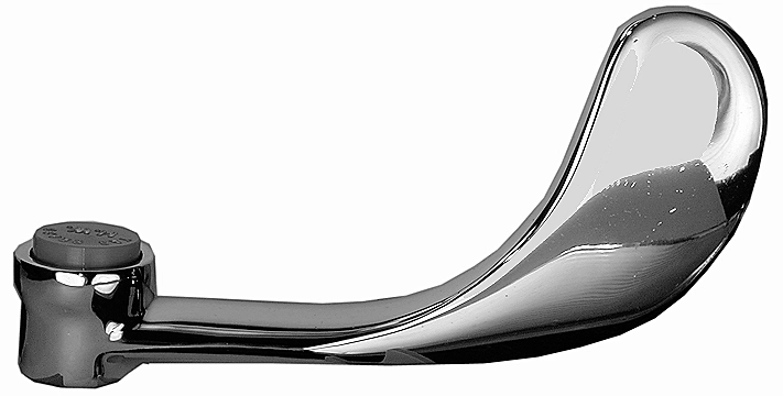 T&S Brass 4" hot wrist blade handle