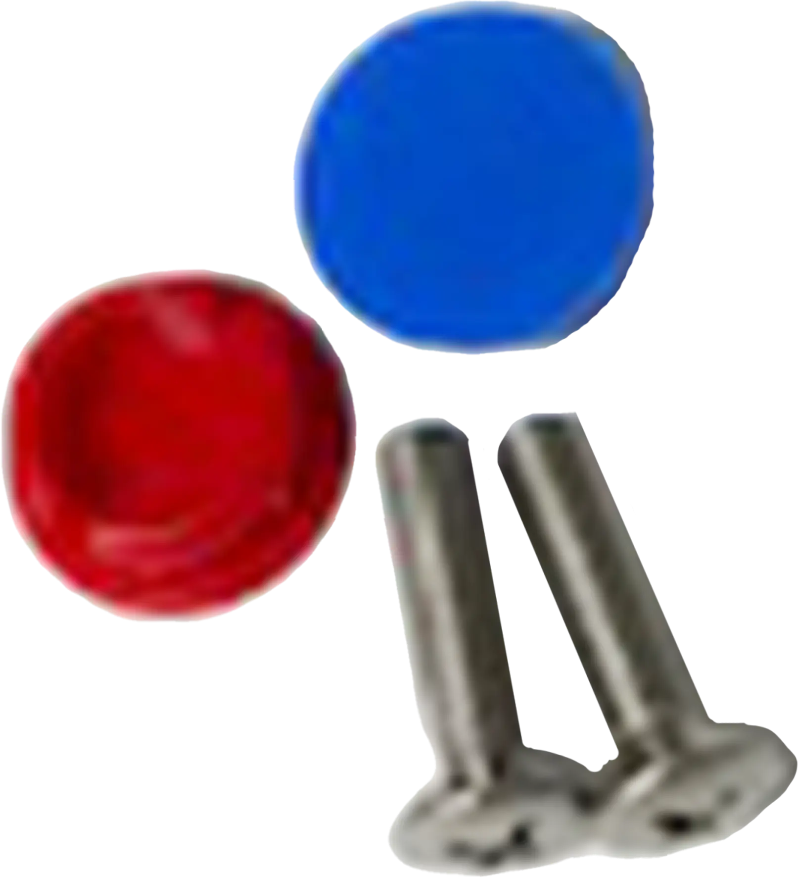 Zurn Hot And Cold Index Buttons With 2 Handle Screws
