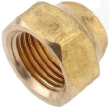 Leonard Rough Brass 3/4" Cap