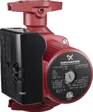 Grundfos UP 43-44 BF, Bronze, 7/25Th Hp, Flanged Circulator