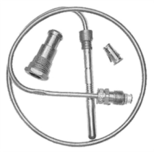 12", Copper Thermocouples, Packaged 1 per card or 10 per box