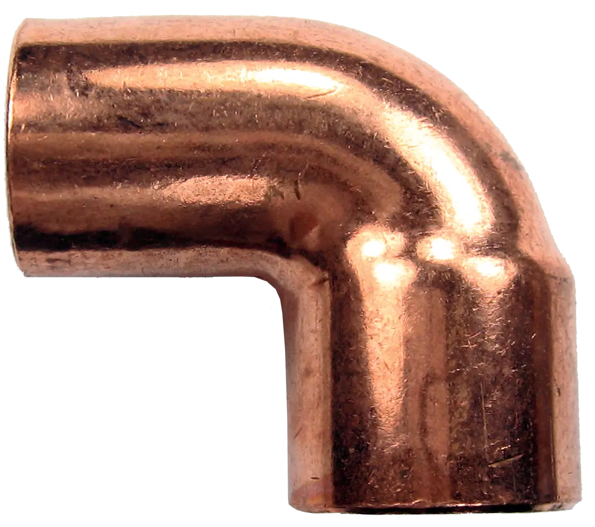 1-1/2" Wrot Copper Street 90˚ Elbow, Fitting x Copper