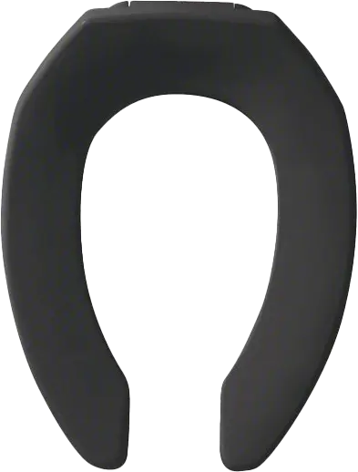 Bemis Elongated Plastic Toilet Seat Slow Close Black