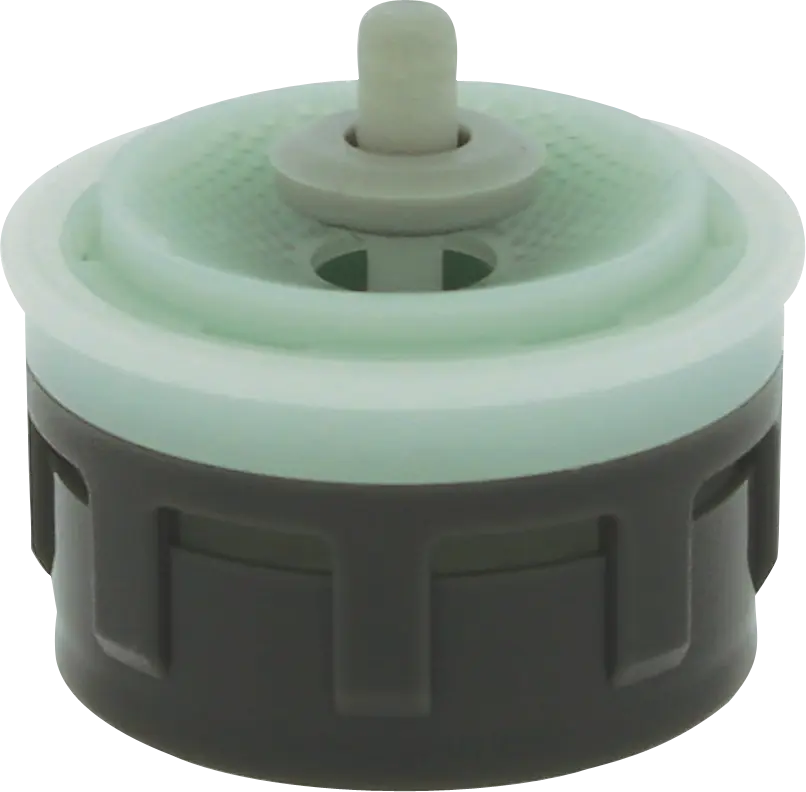 Neoperl PCA, 1.5 GPM Auto Clean Aerator Insert for Regular Size Body; Green/Clear Dome, Rubber Plunger