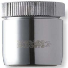 Chicago Pressure Compensating Laminar Flow Non-Aerating Outlet 13/16-24 Female Inlet, 2.2 GPM