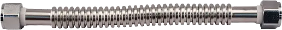 12" Stainless Steel Corrugated Water Heater Connectors, 3/4" FPT x 3/4" FPT