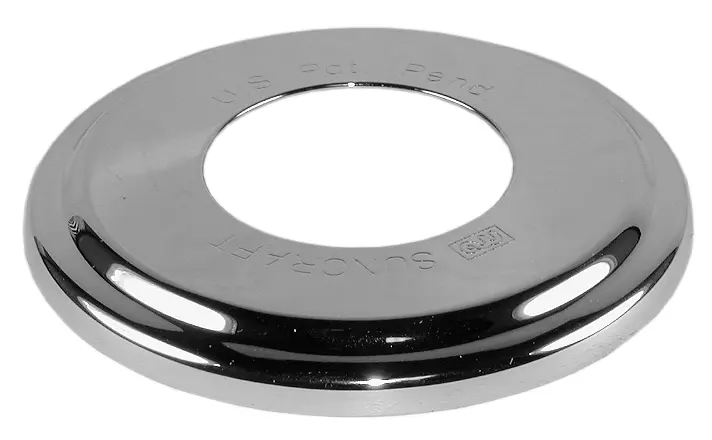 Tub Spout Escutcheon with Water Seal, Chrome Plated