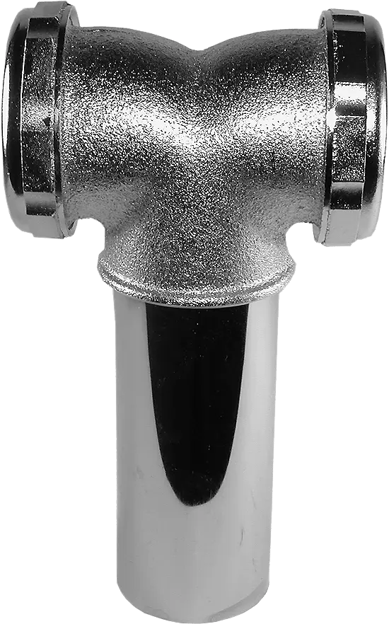 Center Outlet Tee With Baffle, 1-1/2"