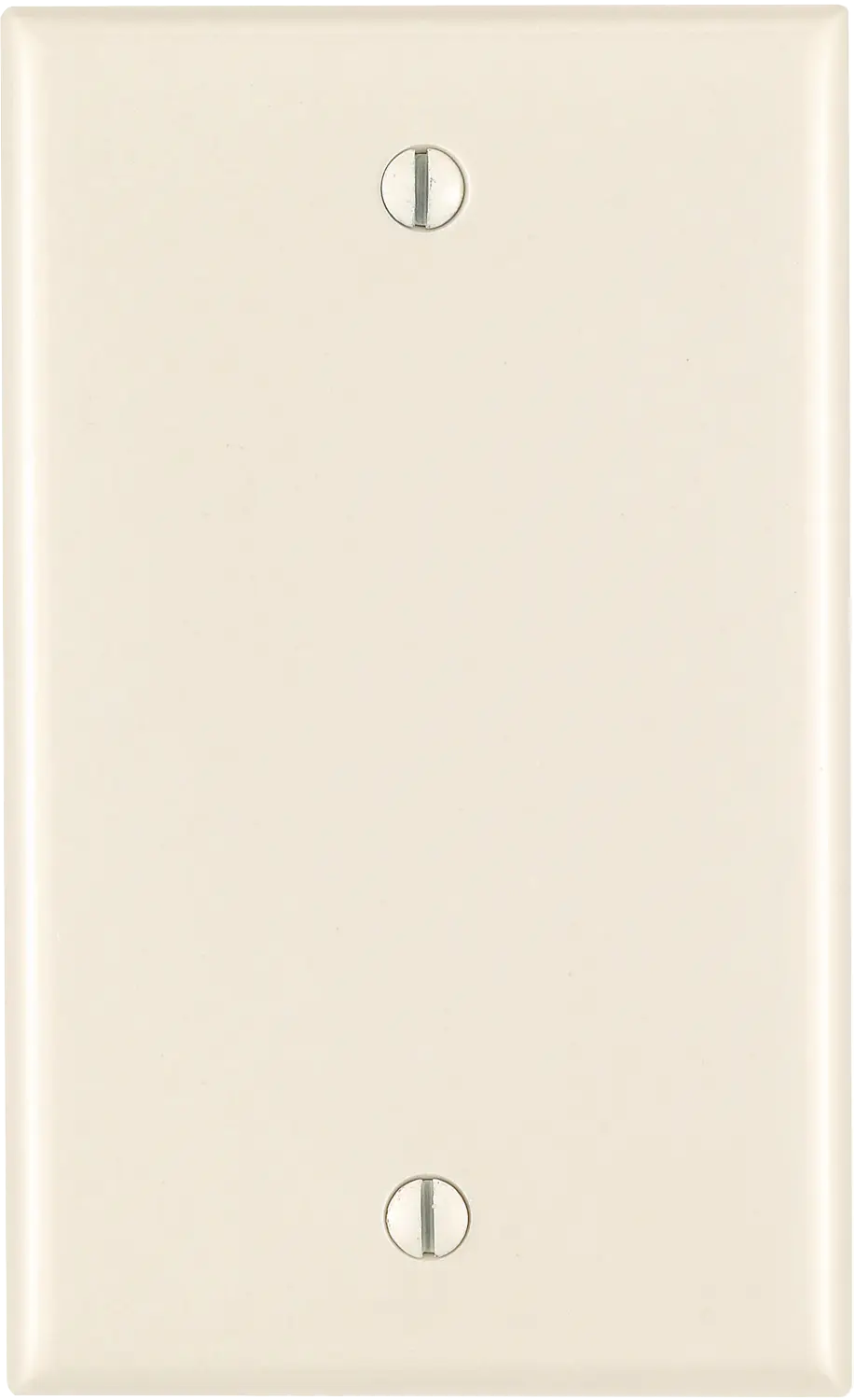 Light Almond Single Blank Wall Plate