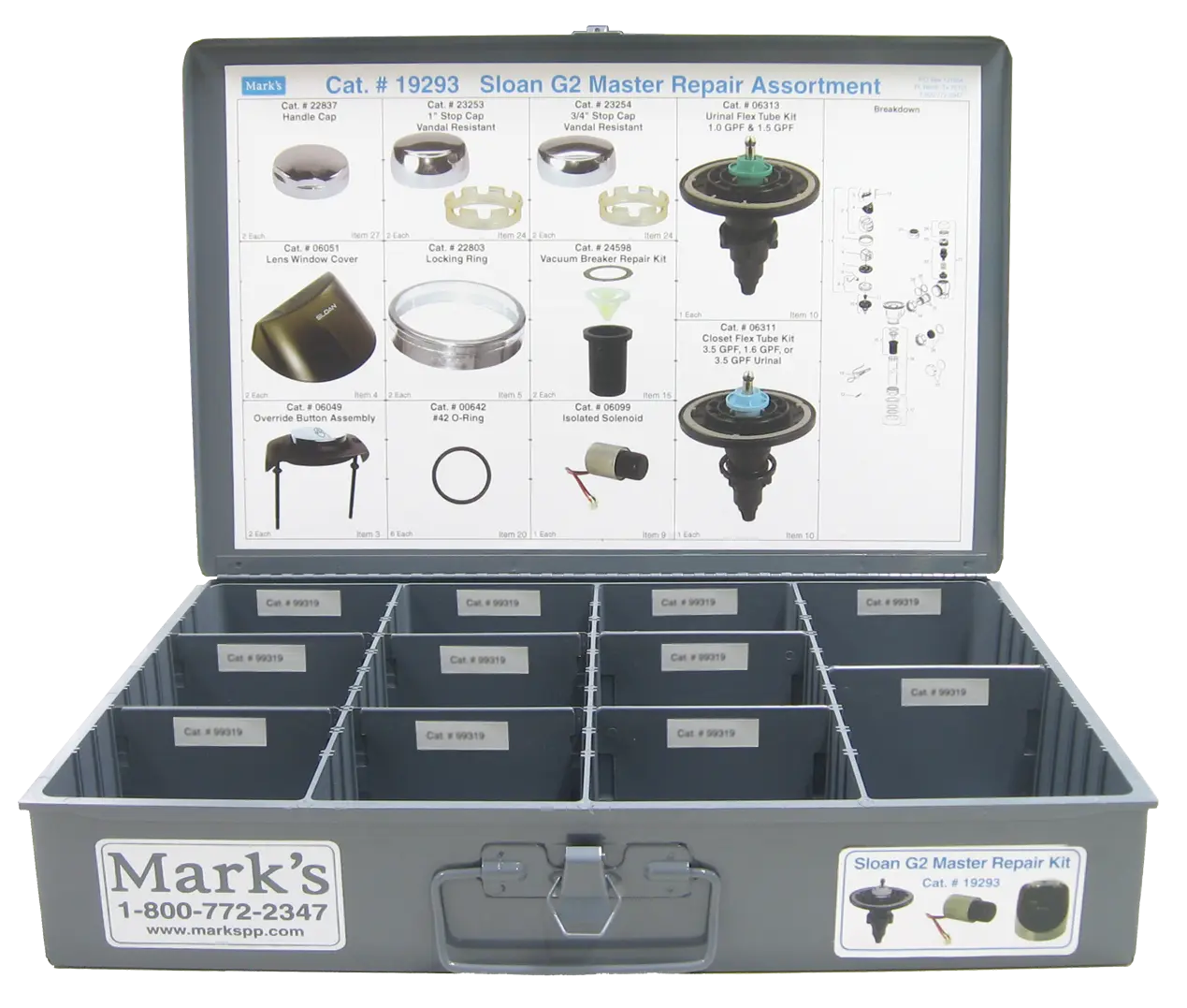Sloan G2 Master Repair Assortment