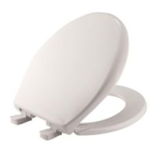 Bemis Affinity Elongated Closed Front With Cover Slow Close Toilet Seat White