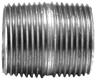 1" x Close Black Nipple