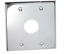 Sloan Optima Chrome Cover Plate For Solenoid Operator (Closet Only)