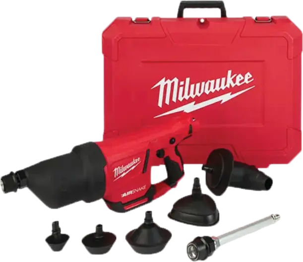 Milwaukee M12™ AIRSNAKE™ Drain Cleaning Air Gun Kit