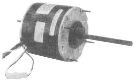 A.O. Smith FSE1038S 5-5/8 Indoor Blower Motor 1/3 HP 208-230 Volts 825 RPM 1 Speeds 1.8 Rated Amps