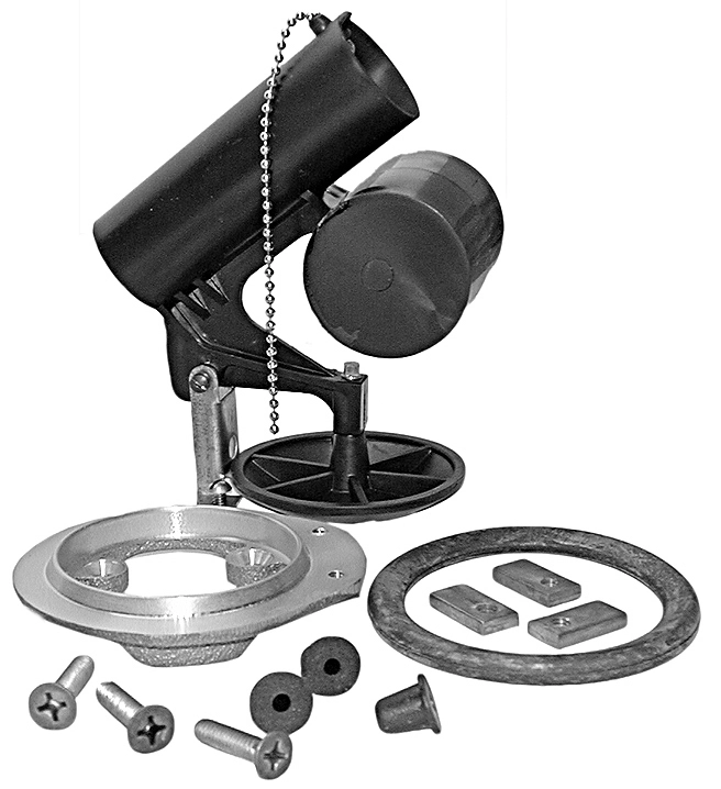 American Standard #4
 Tilt Valve Assembly less Tank Lever