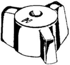 Royal Brass Hot Chrome Plated Handle Assembly