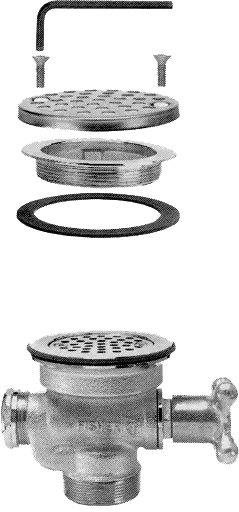 Fisher Rotary Waste 3-1/2" Opening & 2" MPT X 1-1/2" FPT Outlet