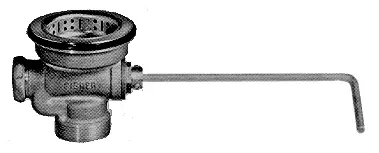 Fisher 3-1/2" Opening & 2" MPT X 1-1/2" FPT Outlet