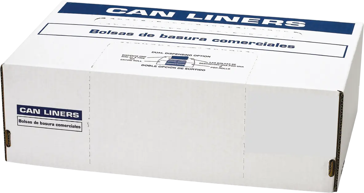 Covalence Plastics Institutional Plastic Bags, 33 Gallon 33 x 40 12 Guage (500 Ct.)