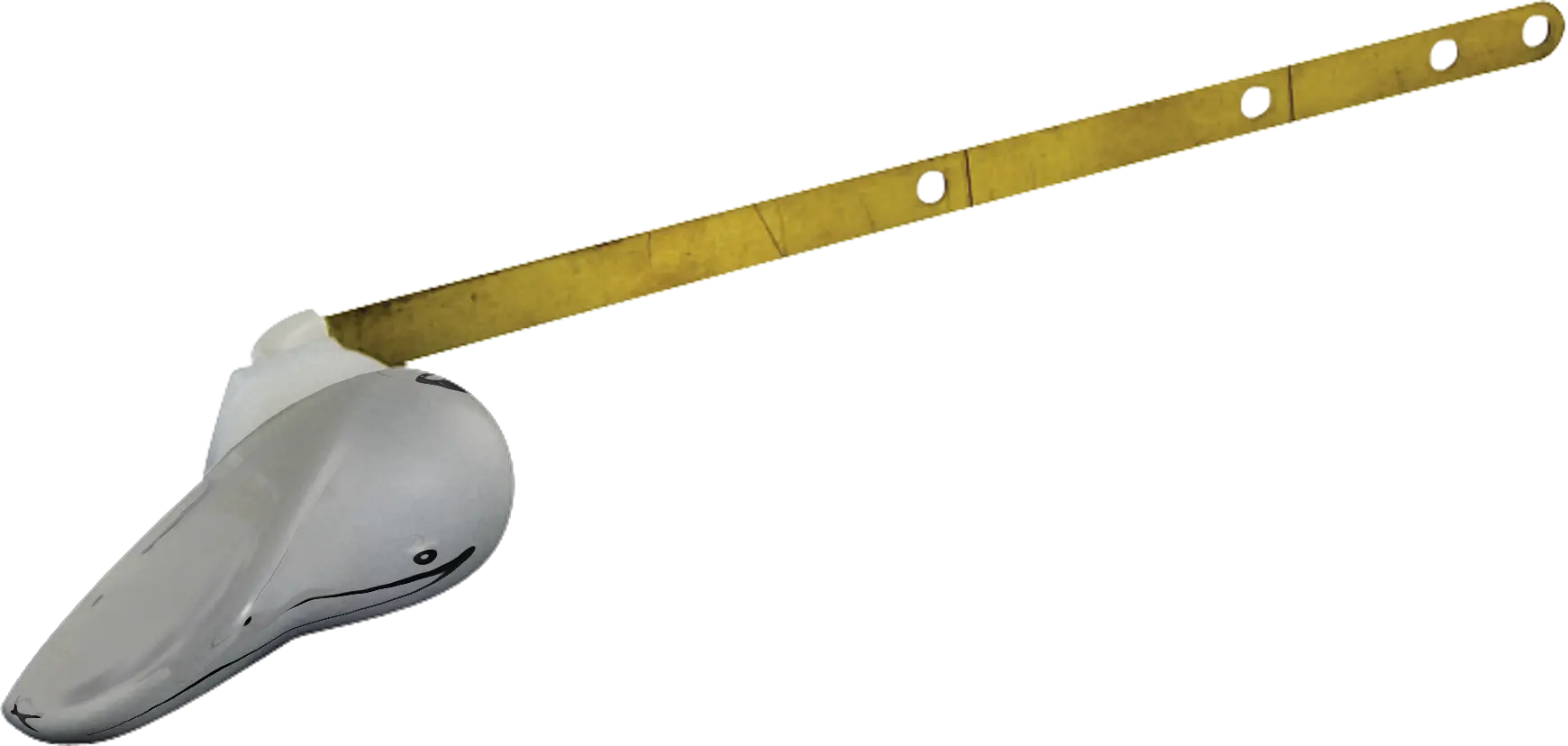 American Standard Tank Lever with Adjustable Brass Arm - Chrome