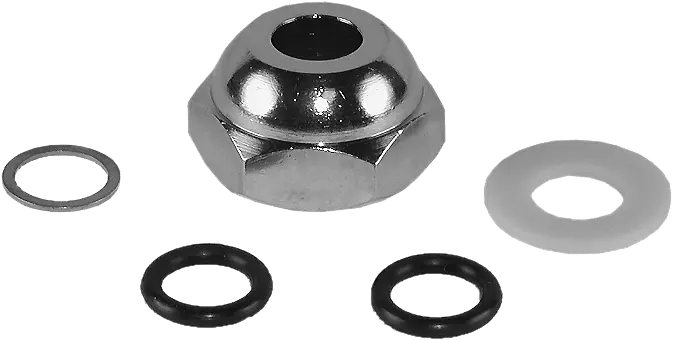 T&S Brass Bonnet Nut With  Washers