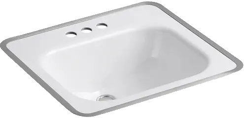 Kohler® Tahoe®20" X 18" Drop-in Bathroom Sink for use with Metal Frame