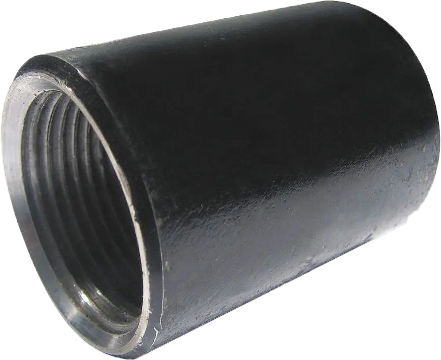 1/4" Straight Black Steel Merchant Couplings