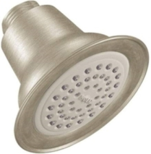 Moen Brushed Nickel One Function 3 1/2" Diameter Eco Performance 1.75 Gpm Shower Head