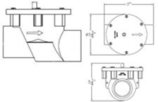 Acorn 2" Swing Check Valve For Vaccuum System