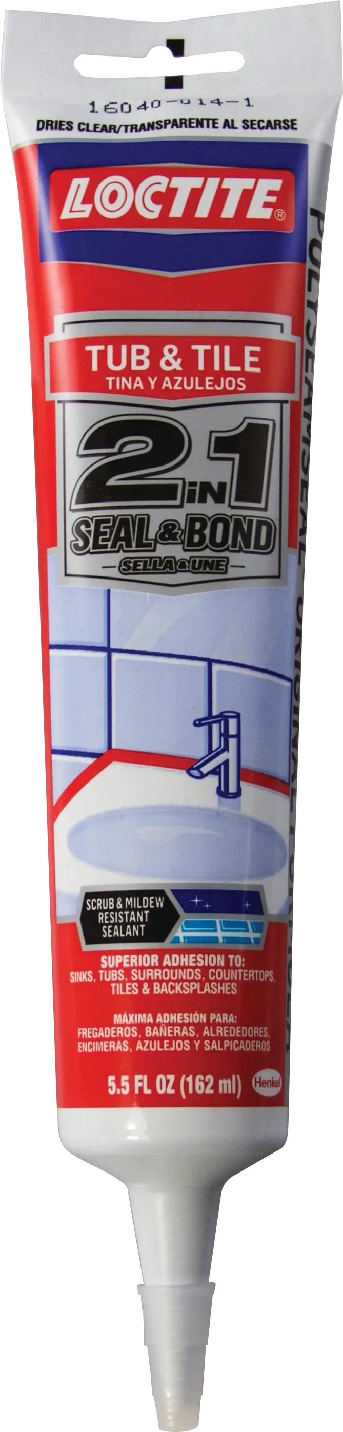 Polyseamseal Tub & Tile Adhesive Caulk by Loctite Bone/Almond 6 Oz. Squeeze Tube