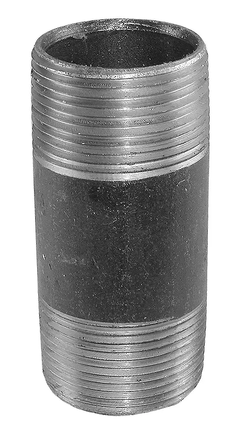 1-1/4" x 3-1/2" Black Nipple