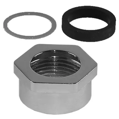 Sloan 3/4" Spud Coupling Assembly with Slip Joint Gasket and Friction Ring F-20-A-W