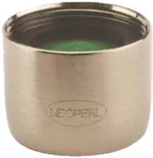 Neoperl Regular Female Aerator Brushed Nickel Finish 1.5 GPM