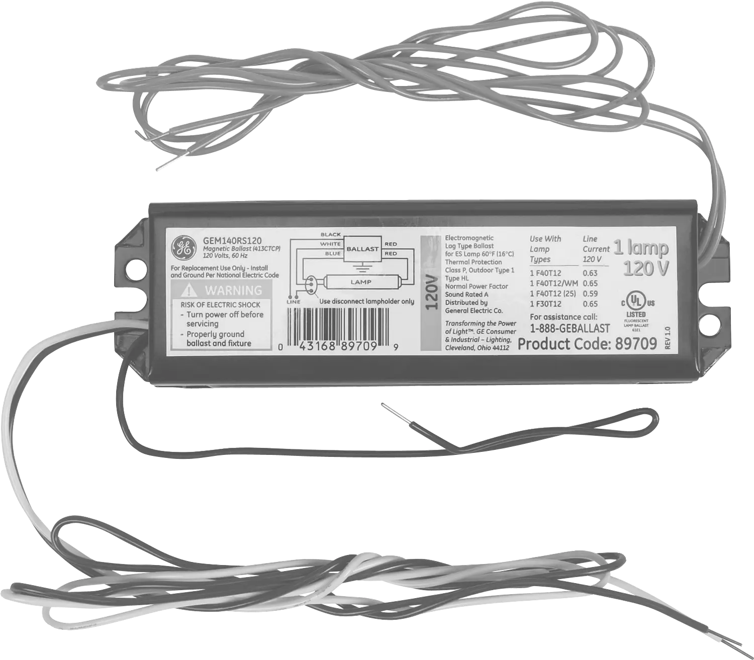 Fluorescent Ballast 30W 40W