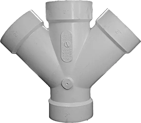 1-1/2" PVC DWV Double Wye