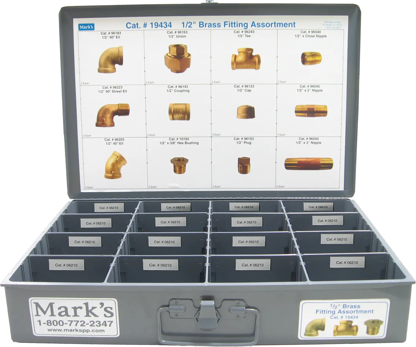 1/2" Brass Pipe Fitting Assortment