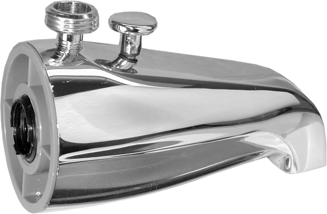 Diverter Spout With 1/2" MPT Top Outlet, Chrome