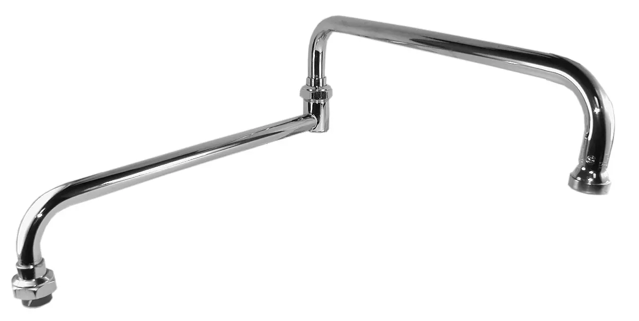 T&S Brass Double Joint Swing Spout 24"