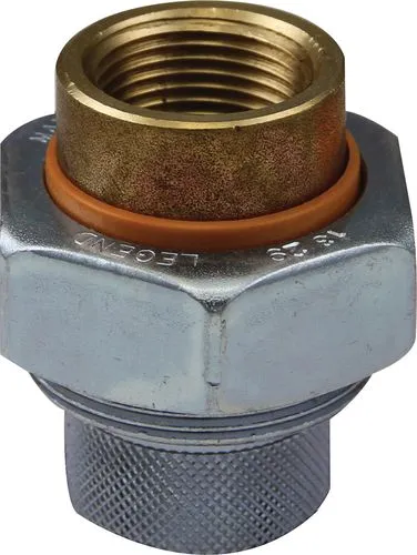Legend 3/4" FPT x 3/4" FPT Female Forged Steel Pipe Thread Female Brass Pipe Thread