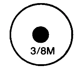 3/8M Flat Bibb Washer 21/32" OD