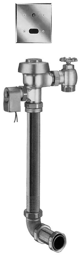 Sloan Optima Royal Closet Flush Valve, 3.5 GPF, 1-1/2" X 9" Vacuum Breaker